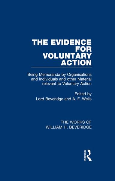 Produktbild: The Evidence for Voluntary Action (Works of William H. Beveridge)