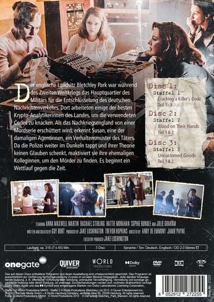 Produktbild: The Bletchley Circle - Staffel 1 & 2 [3 DVDs]