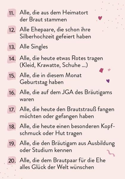 Produktbild: Wie gut kennt ihr eure G&auml;ste? Das Partyspiel f&uuml;r die Hochzeit