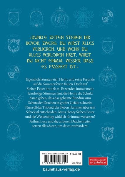 Produktbild: Die geheime Drachenschule - Das Tribunal der Sieben Flammen