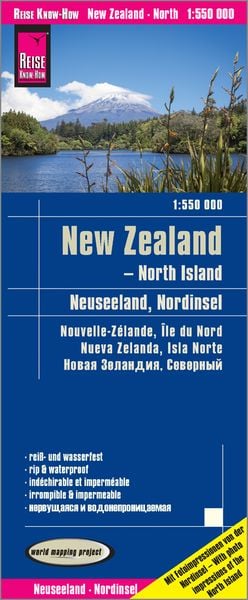 Produktbild: Reise Know-How Landkarte Neuseeland, Nordinsel (1:550.000)