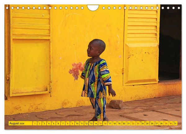Produktbild: Benin M&auml;rkte Farben Voodoo (Wandkalender 2026 DIN A4 quer), CALVENDO Monatskalender