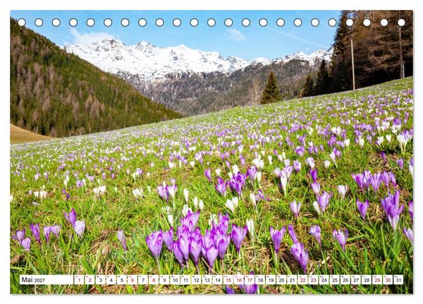 Produktbild: S&uuml;dtirol, das Ultental Traumhafte Landschaften (Tischkalender 2027 DIN A5 quer), CALVENDO Monatskalender