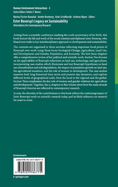 Produktbild: Ester Boserup&rsquo;s Legacy on Sustainability