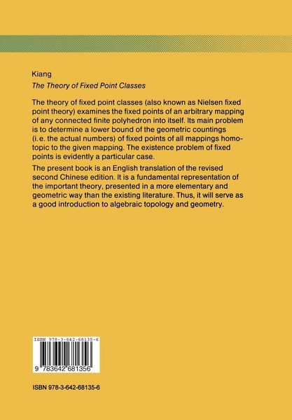 Produktbild: The Theory of Fixed Point Classes