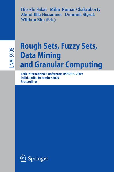 Produktbild: Rough Sets, Fuzzy Sets, Data Mining and Granular Computing