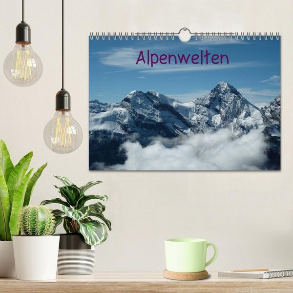 Produktbild: Alpenwelten (Wandkalender 2027 DIN A4 quer), CALVENDO Monatskalender