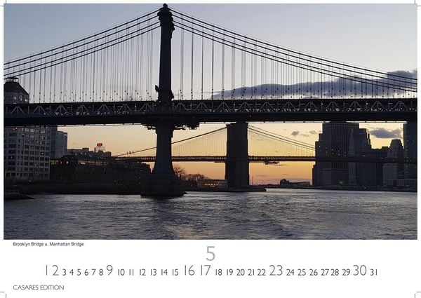 Produktbild: New York Kalender 2027 &ndash; Wandkalender | Fotokalender Nordamerika 35x50cm &ndash; Skylines, Streetlife & City-Lights der Metropole als stilvolle Deko f&uuml;r B&uuml;ro oder Zuhause