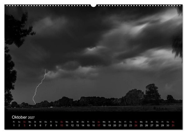 Produktbild: Das Licht in Schwarz und Wei&szlig; (hochwertiger Premium Wandkalender 2027 DIN A2 quer), Kunstdruck in Hochglanz