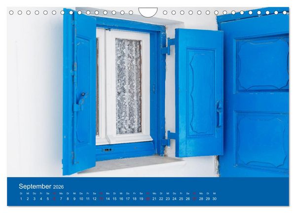 Produktbild: Griechenland - Mykonos Kalender (Wandkalender 2026 DIN A4 quer), CALVENDO Monatskalender