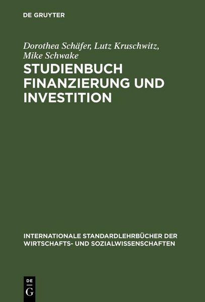 Produktbild: Studienbuch Finanzierung und Investition