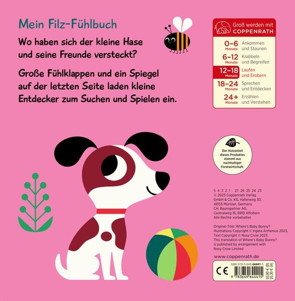 Produktbild: Mein Filz-Fühlbuch: Kuckuck, kleiner Hase!