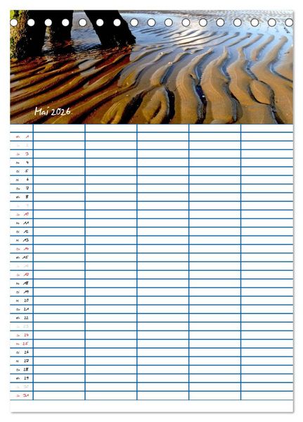Produktbild: Meer Zeit f&uuml;r uns! (Tischkalender 2026 DIN A5 hoch), CALVENDO Monatskalender