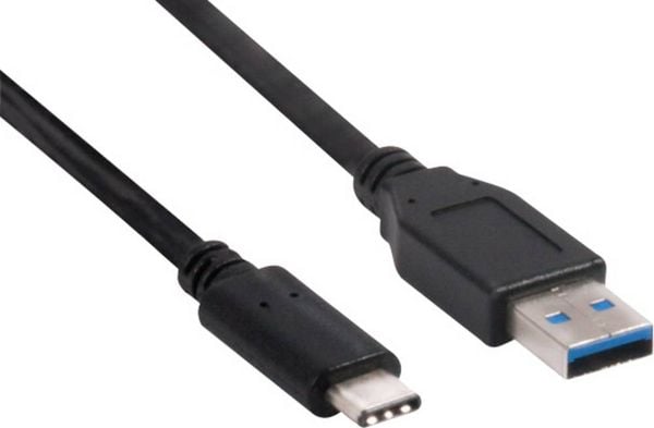 Produktbild: club3D USB-Kabel USB 3.2 Gen1 (USB 3.0 / USB 3.1 Gen1) USB-C&reg; Stecker, USB-A Stecker 1.00 m Schwarz CAC-1523