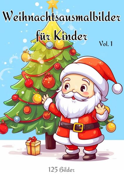 Produktbild: Christmas Coloring Pages For Kids Volume 1