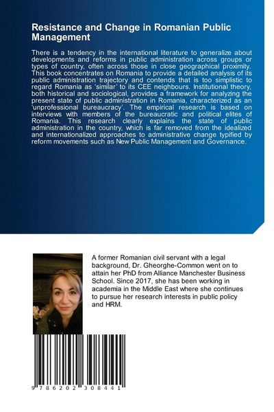 Produktbild: Resistance and Change in Romanian Public Management