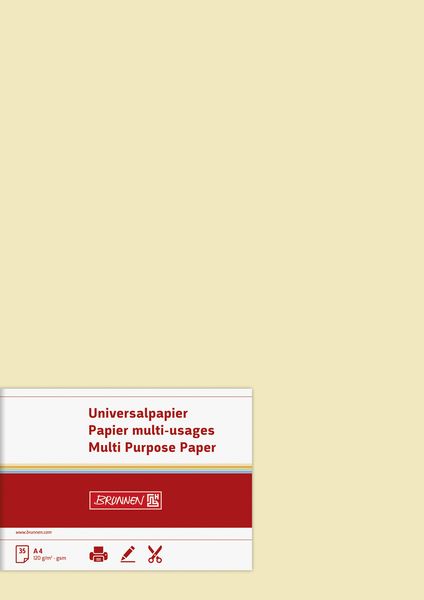 Produktbild: Brunnen Universalpapier A4 120g ch 35B