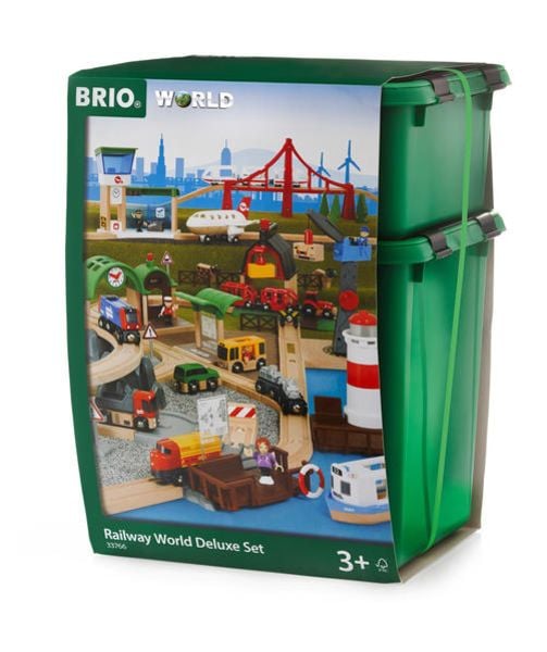 BRIO World - Großes Premium Set in Kunststoffboxen