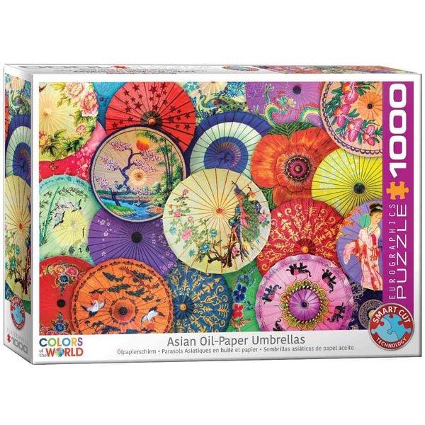 Eurographics 6000-5317 - Asiatische Ölpapierschirme , Puzzle, 1.000 Teile