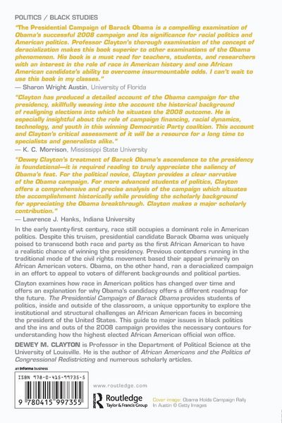 Produktbild: The Presidential Campaign of Barack Obama