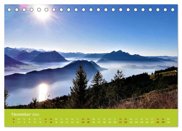 Produktbild: Majest&auml;tische Alpen (Tischkalender 2026 DIN A5 quer), CALVENDO Monatskalender