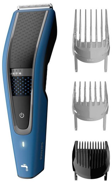 Produktbild: Philips Hairclipper series 5000 Haarschneider abwaschbar Schwarz, Blau