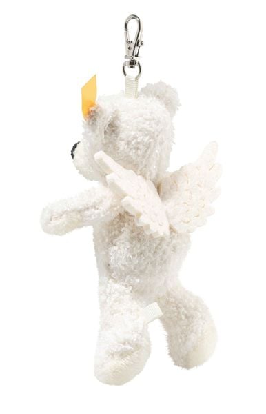 Produktbild: Steiff 112638 - Anh&auml;nger Lotte Teddyb&auml;r Schutzengel, wei&szlig;, Pl&uuml;sch-Schl&uuml;sselanh&auml;nger, 12 cm