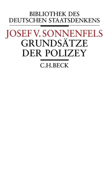 Produktbild: Grunds&auml;tze der Polizey