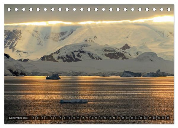 Produktbild: Antarktis - viaje.ch (Tischkalender 2026 DIN A5 quer), CALVENDO Monatskalender