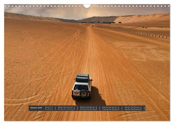 Produktbild: OMAN Offroad Travel Log (Wandkalender 2026 DIN A3 quer), CALVENDO Monatskalender