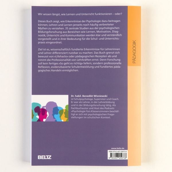 Produktbild: Psychologie f&uuml;rs Klassenzimmer