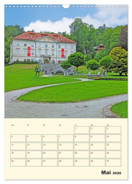 Produktbild: Ljubljana Sloweniens Hauptstadt (Wandkalender 2026 DIN A3 hoch), CALVENDO Monatskalender