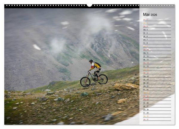 Produktbild: Downhill Moments (hochwertiger Premium Wandkalender 2026 DIN A2 quer), Kunstdruck in Hochglanz