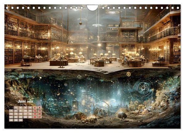 Produktbild: Below (Wandkalender 2027 DIN A4 quer), CALVENDO Monatskalender