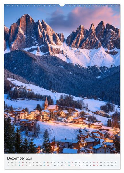 Produktbild: Alpenzauber (hochwertiger Premium Wandkalender 2027 DIN A2 hoch), Kunstdruck in Hochglanz