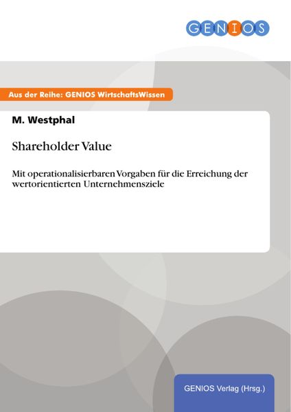 Produktbild: Shareholder Value