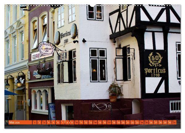 Produktbild: Ostseereise - Flensburg (hochwertiger Premium Wandkalender 2026 DIN A2 quer), Kunstdruck in Hochglanz