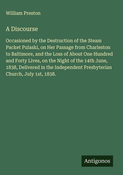 Produktbild: A Discourse