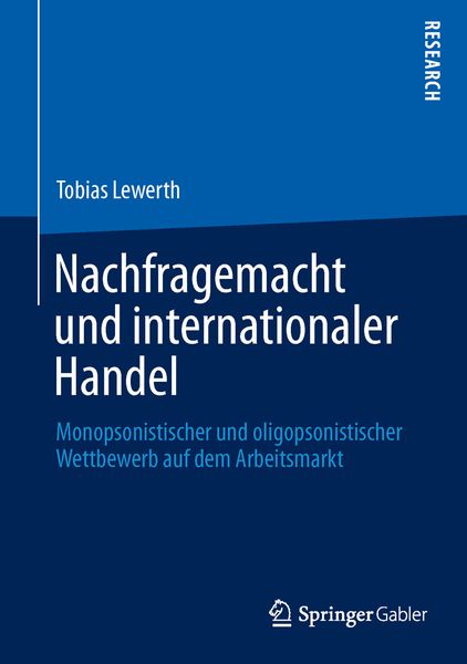 Produktbild: Nachfragemacht und internationaler Handel