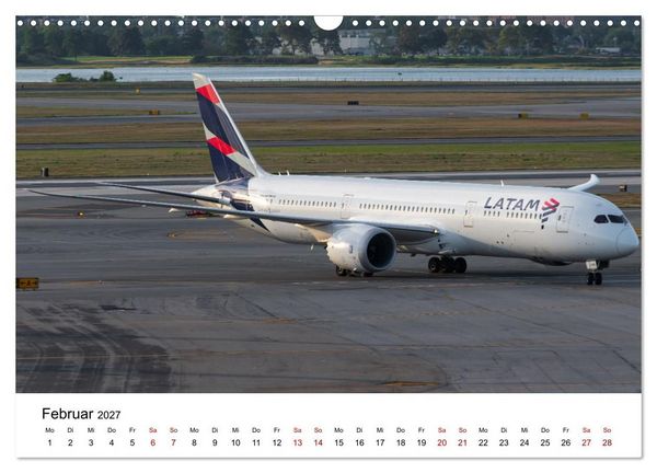Produktbild: Boeing 787 Kalender (Wandkalender 2027 DIN A3 quer), CALVENDO Monatskalender