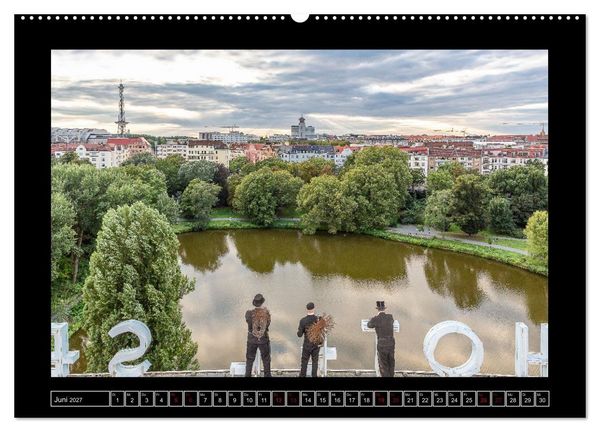 Produktbild: Schornsteinfeger in Berlin - Die Gl&uuml;cklichmacher (Wandkalender 2027 DIN A2 quer), CALVENDO Monatskalender