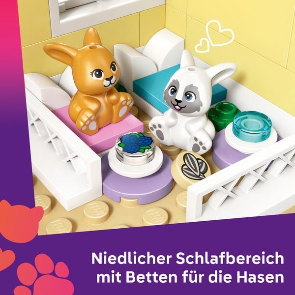 Produktbild: LEGO Friends 42679 Heartlake City Hasenhotel, Spielzeug mit Mini Puppen