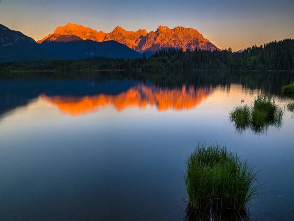 Produktbild: CALVENDO Puzzle Alpengl&uuml;hen am Karwendel | 1000 Teile Lege-Gr&ouml;&szlig;e 64 &times; 48 cm Foto-Puzzle f&uuml;r gl&uuml;ckliche Stunden