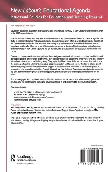 Produktbild: New Labour's New Educational Agenda