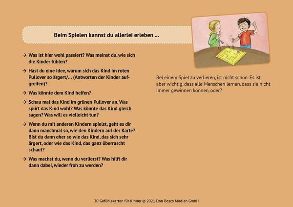 Produktbild: 30 Gef&uuml;hlekarten f&uuml;r Kinder