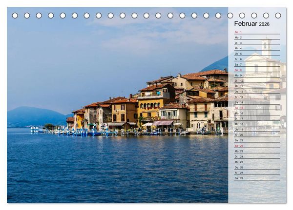 Produktbild: Impressionen vom Iseosee (Tischkalender 2026 DIN A5 quer), CALVENDO Monatskalender
