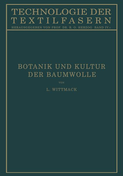 Produktbild: Botanik und Kultur der Baumwolle