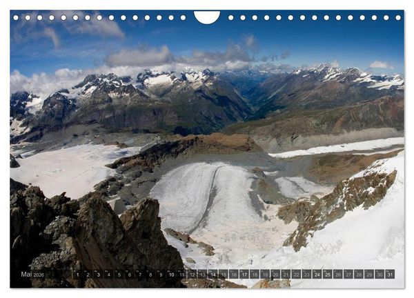 Produktbild: Alpen live - Rund um das Matterhorn (Wandkalender 2026 DIN A4 quer), CALVENDO Monatskalender