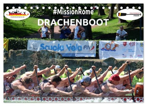 Produktbild: Drachenboot - MissionRome (Tischkalender 2026 DIN A5 quer), CALVENDO Monatskalender