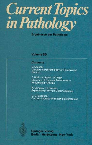 Produktbild: Current Topics in Pathology / Ergebnisse der Pathologie